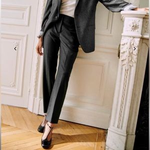 Sezane Gustav Trouser Dark Grey size 36